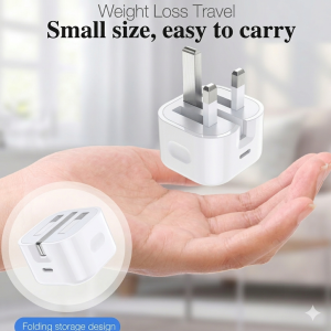 Official Apple 25W USB-C Power Adapter | Fast Charging for iPhone X to 17 Pro Max & iPad Pro