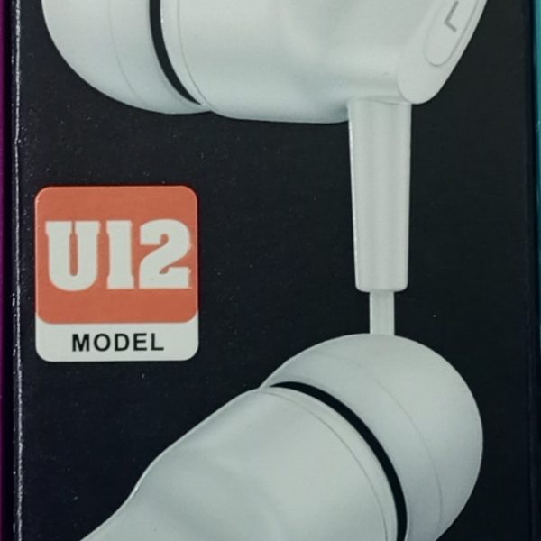 U12 Model Extra Bass Stereo Earphones – High-Quality Universal In-Ear Wired Headphones