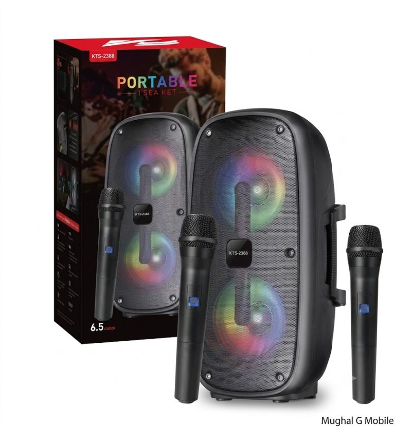 KTS-2388 RGB Speaker With Wireless Microphone