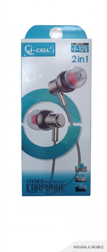 5aa01660-55aa-4081-8522-2a1696a0cb28 J-CELL J-125 2-in-1 Premium Stereo Earphones – Diamond Cut High-Fidelity Wired Headset