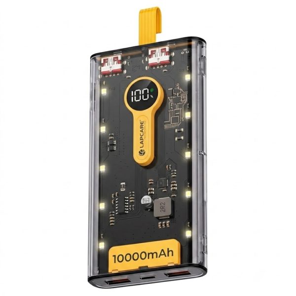 20000 MAH 66W FAST CHARGING TRANSPARENT POWER BANK-POWER BANK