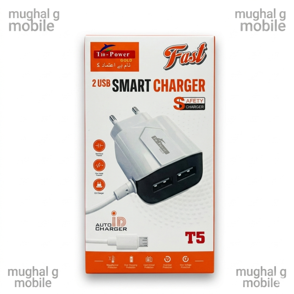 MICRO Regular Charger With 2 Extra Hubs T10 Power