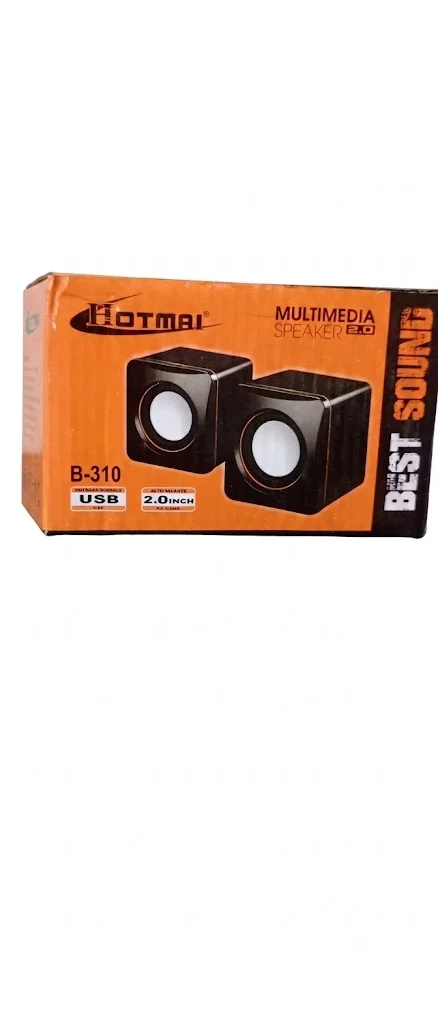 Hotmai B-310 2.0 Inch USB Multimedia Speakers for PC, Laptop, and Smartphone