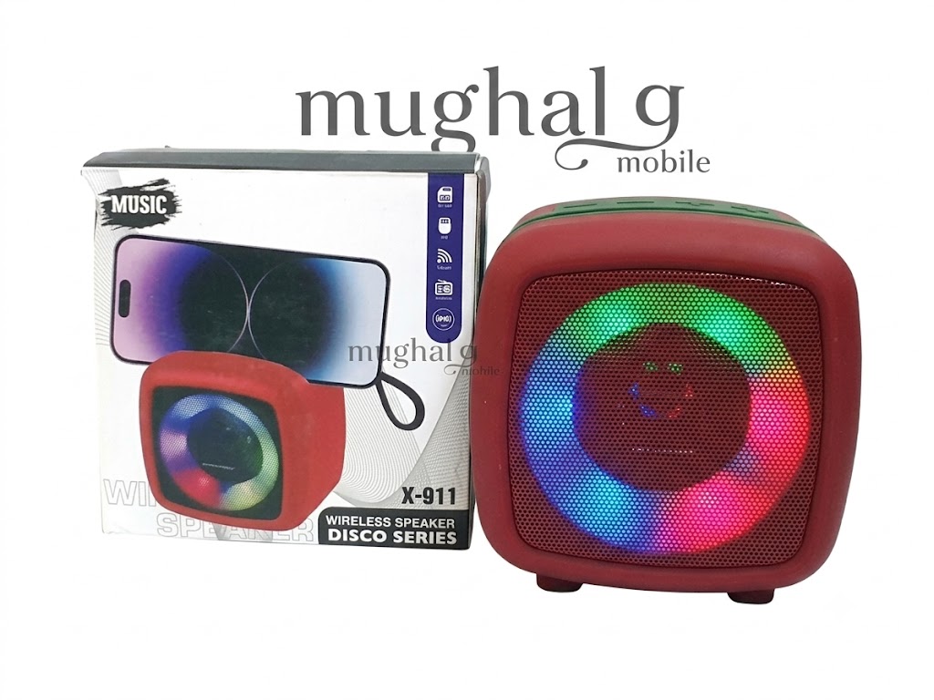 X-911 Wireless Portable Rechargeable Mini Disco Speaker