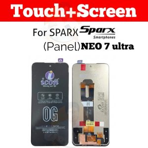 Sparx Neo 7 Ultra Display Panel Touch Screen Digitizer Assembly Replacement