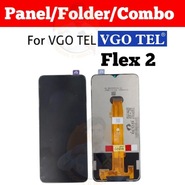 Vgo Tel Flex 2 Display Panel with Touch Screen Combo - Original Replacement