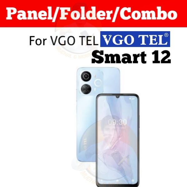 Vgo Tel Smart 12 LCD Display Screen Panel with Touch Digitizer Replacement
