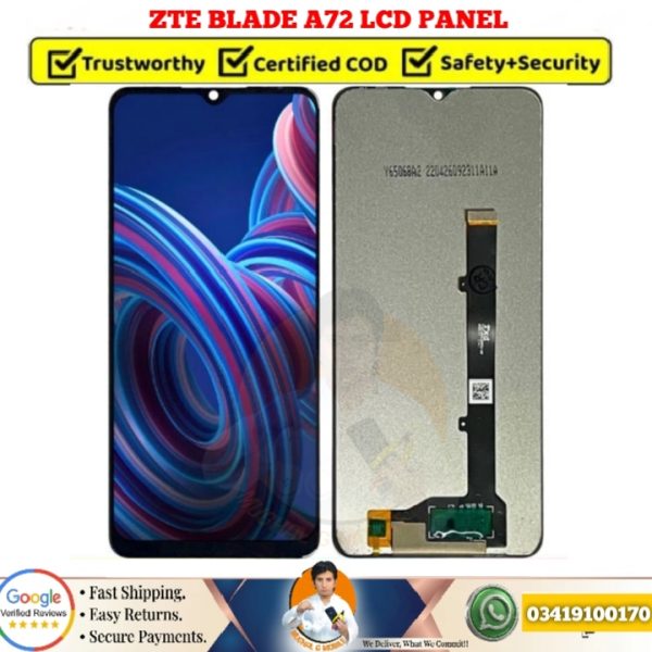ZTE Blade A72 LCD Screen Display Panel With Touch Digitizer Combo Replacement