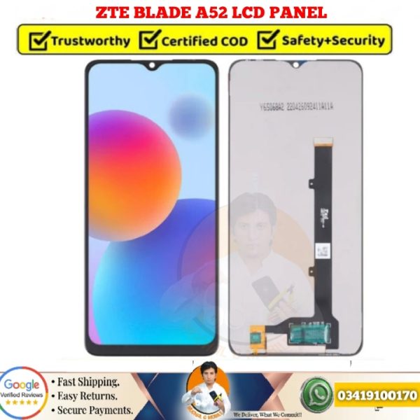 ZTE Blade A52 LCD Screen Display Panel With Touch Digitizer Combo Replacement