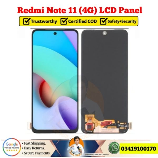 Xiaomi Redmi Note 11 4G LCD Display Combo With Touch Screen Panel