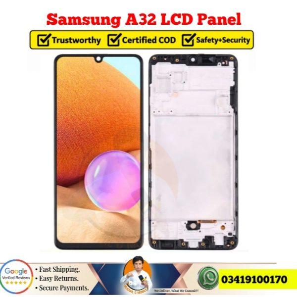 Samsung Galaxy A32 LCD Display Combo With Touch Screen Digitizer Panel