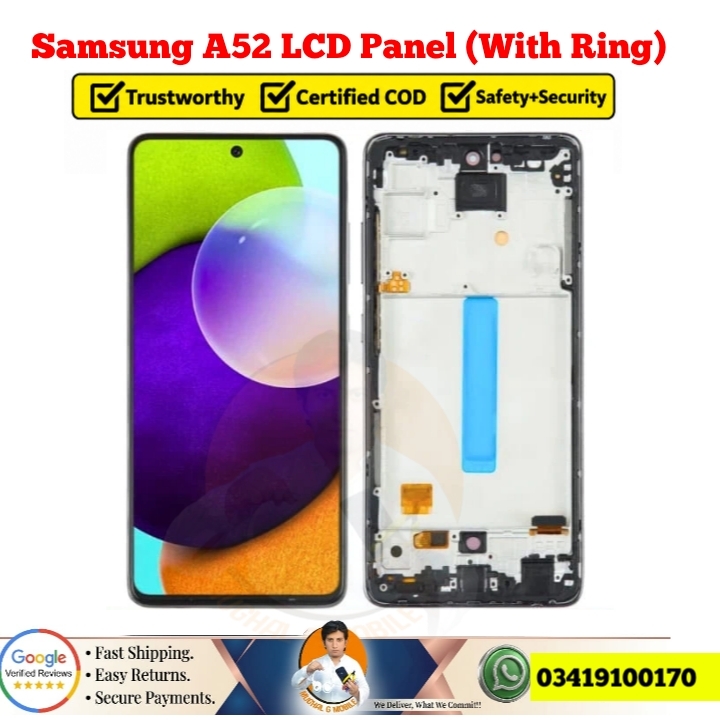 Samsung Galaxy A52 LCD Display Combo With Touch Screen Digitizer Panel