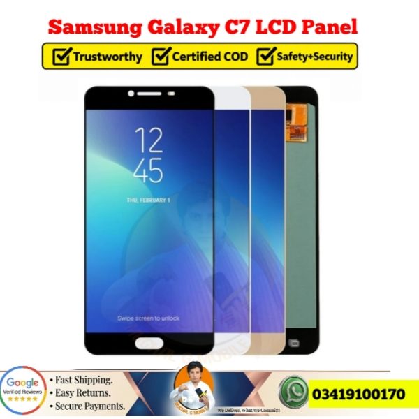 Samsung Galaxy C7 LCD Display Combo With Touch Screen Digitizer Panel