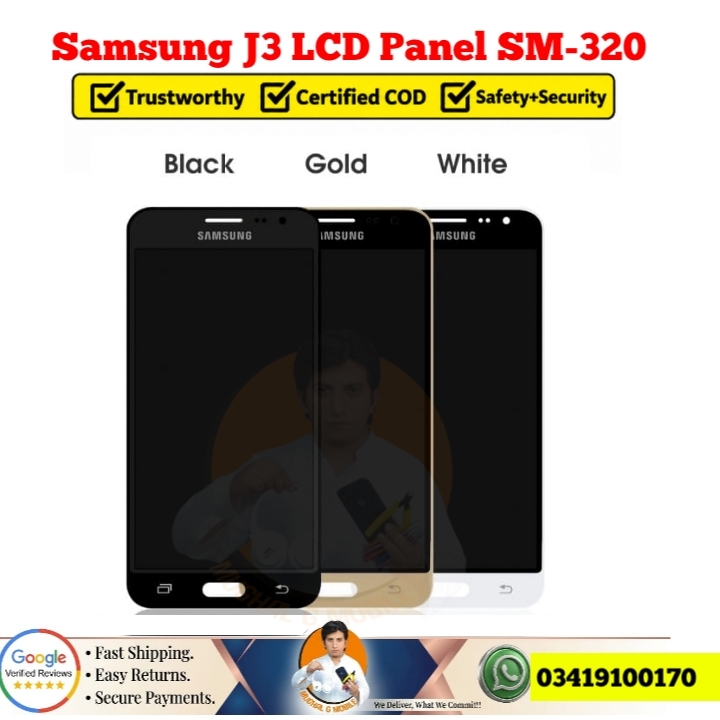 Samsung Galaxy J3 LCD Display Combo With Touch Screen Digitizer Panel