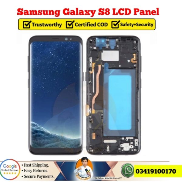 Samsung Galaxy S8 LCD Display Combo With Touch Screen Digitizer Panel