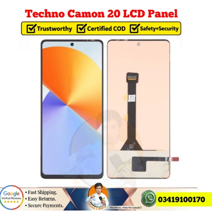 Tecno Camon 20 Display Touch Screen Panel Combo (OLED / Original)
