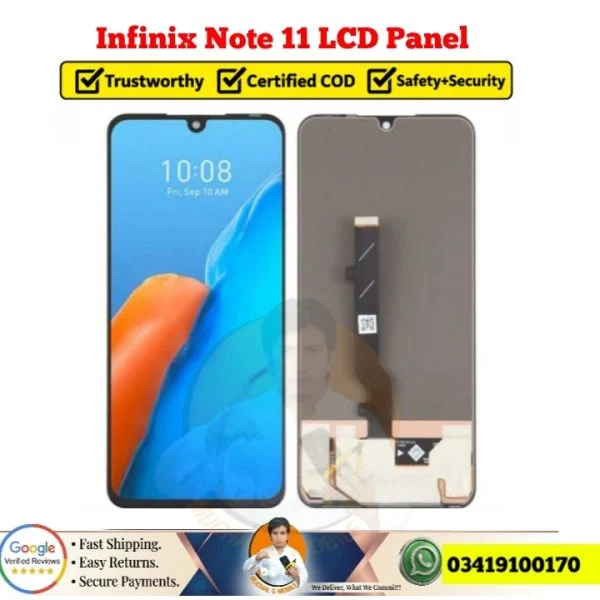 Infinix Note 11 Display Touch Screen Panel Combo (OLED / Original)