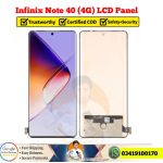 Infinix Note 40 4G Display Touch Screen Panel Combo (OLED / Original)