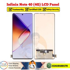 Infinix Note 40 4G Display Touch Screen Panel Combo (OLED / Original)