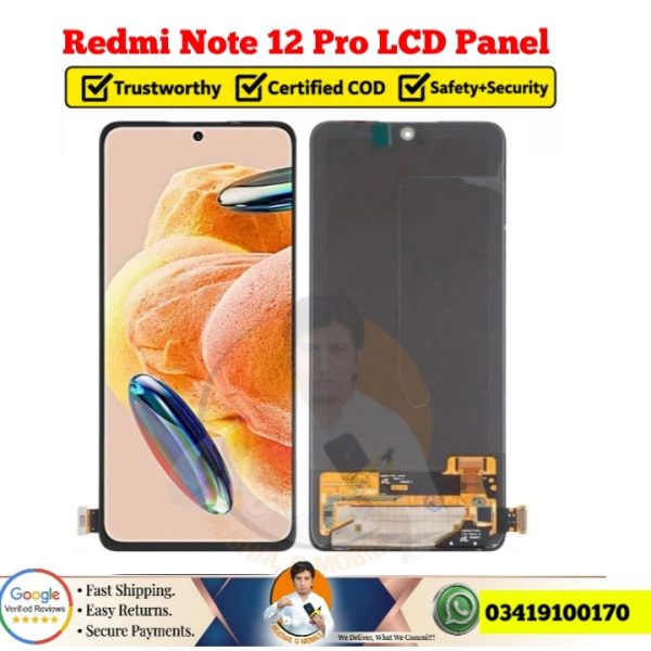 Xiaomi Redmi Note 12 Pro Display Panel Touch LCD Combo Screen Replacement